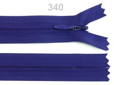 Reißverschluss Nahtverdeckt Länge 35 cm Royalblau